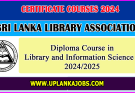 Diploma in Library and Information Science (DLIS) 2024