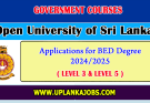 BED DEGREE Program 2025 - Open University of Sri Lanka