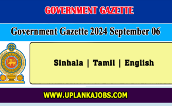 Government Gazette 2024 September 06
